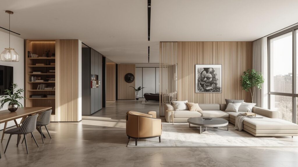 modern studio apartment layout ideas