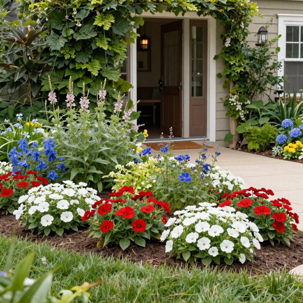 Patriotic Garden Decor Ideas for the 4th of July That Guests Will Love image