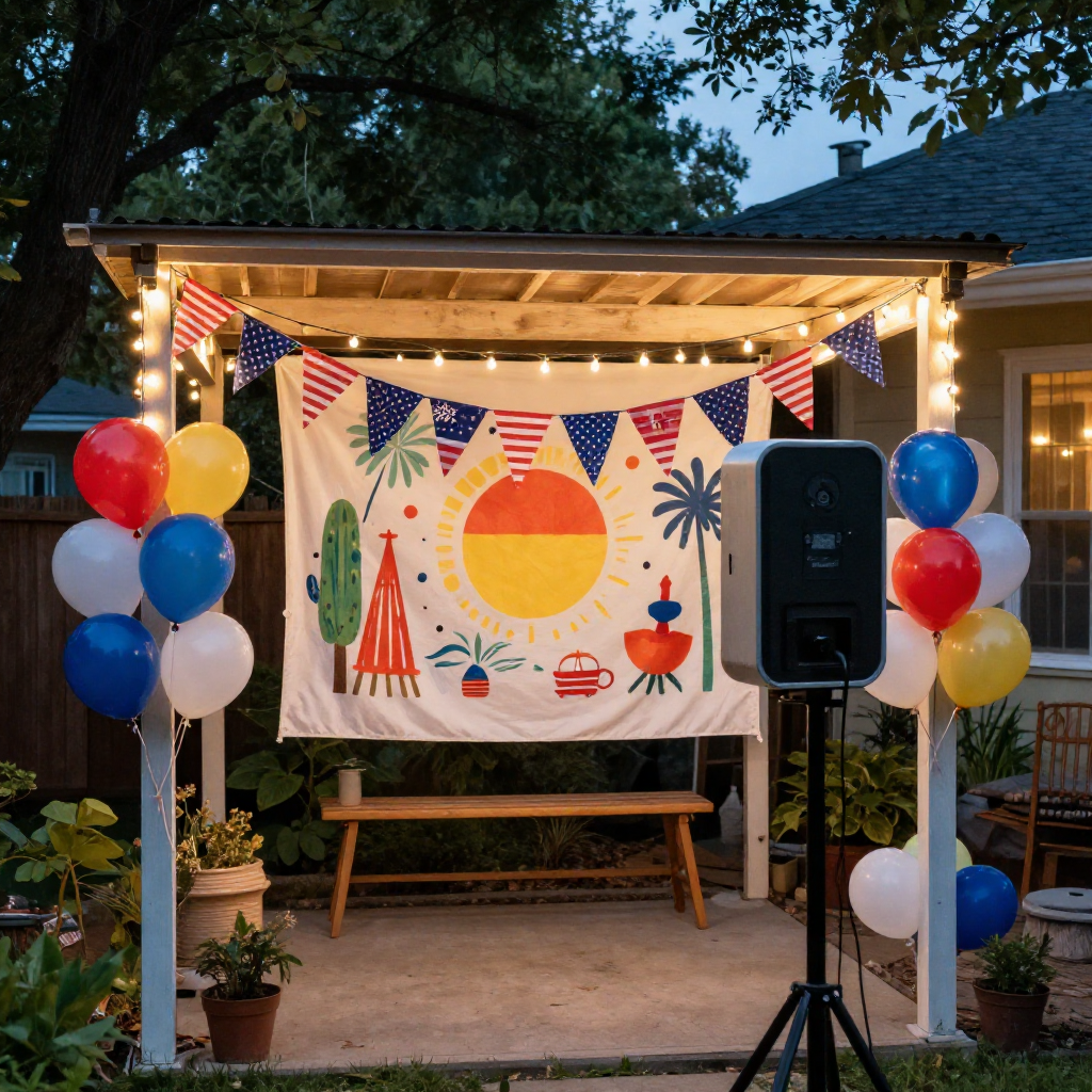 Patriotic Garden Decor Ideas for the 4th of July That Guests Will Love image