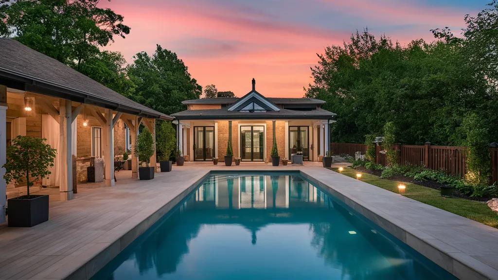 Modern Outdoor Style Cheap Pool Deck Ideas for a Budget Backyard That Looks Expensive image